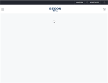 Tablet Screenshot of becon-berlin.de